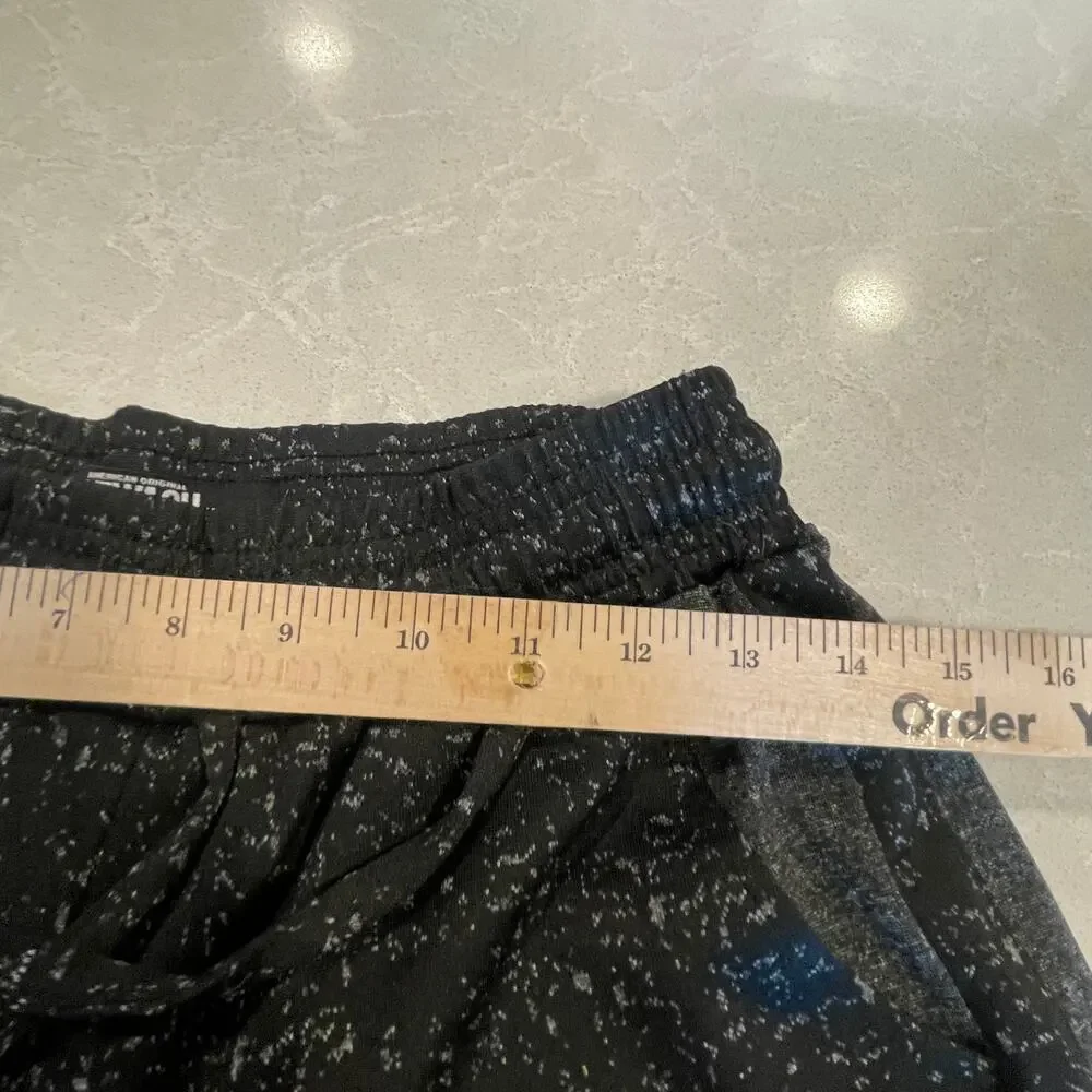 Rewash boy men jogger sweatpants size Small black speckle pants drawstring